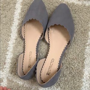 Brand new‼️grey pointed flats